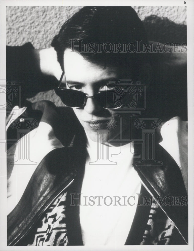 1989 Press Photo Actor Matthew Broderick Starring In &quot;Ferris Bueller&#39;s Day Off&quot;- Historic Images