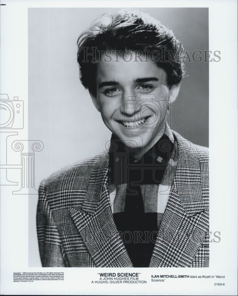 1985 Press Photo Actor Ilan Mitchell-Smith Starring In &quot;Wierd Science&quot; Film- Historic Images