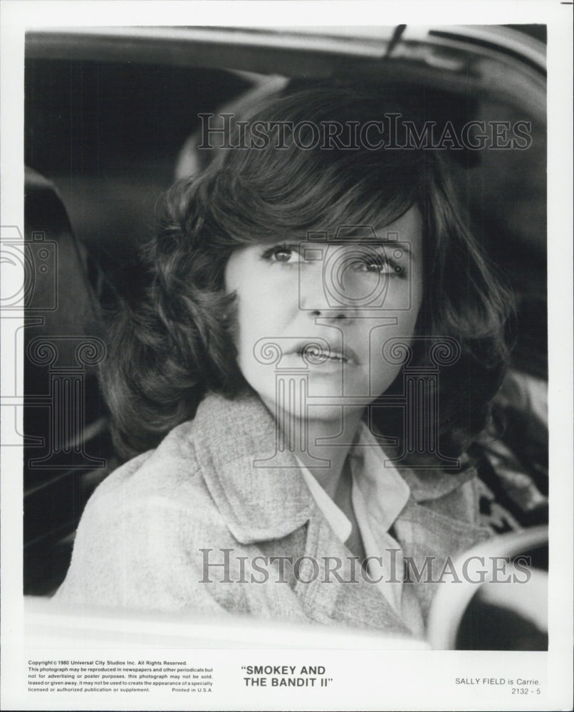 1980 Press Photo Actress Sally Field Starring In &quot;Smokey And The Bandit II&quot; Film- Historic Images