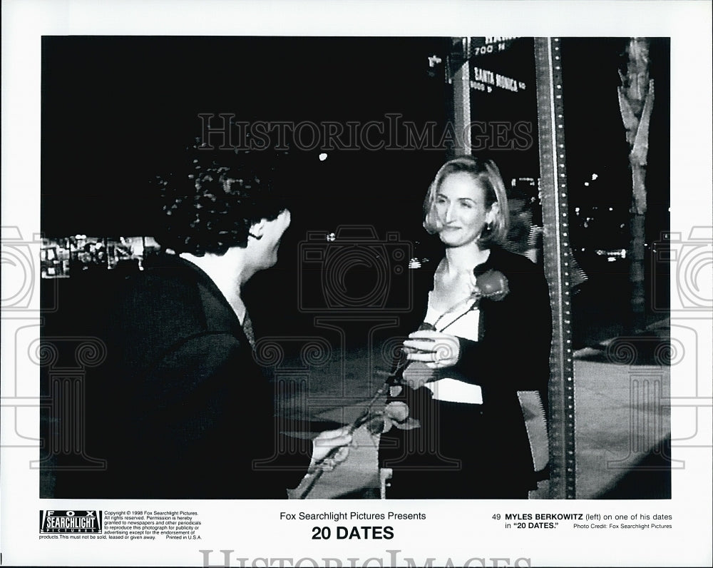 1998 Press Photo  Movie 20 Dates  Myles Berkowitz Actor- Historic Images