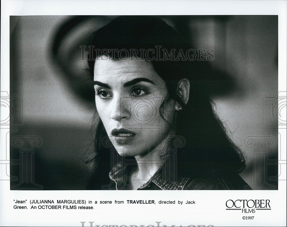 1997 Press Photo Julianna Marguilies Movie Traveller - Historic Images