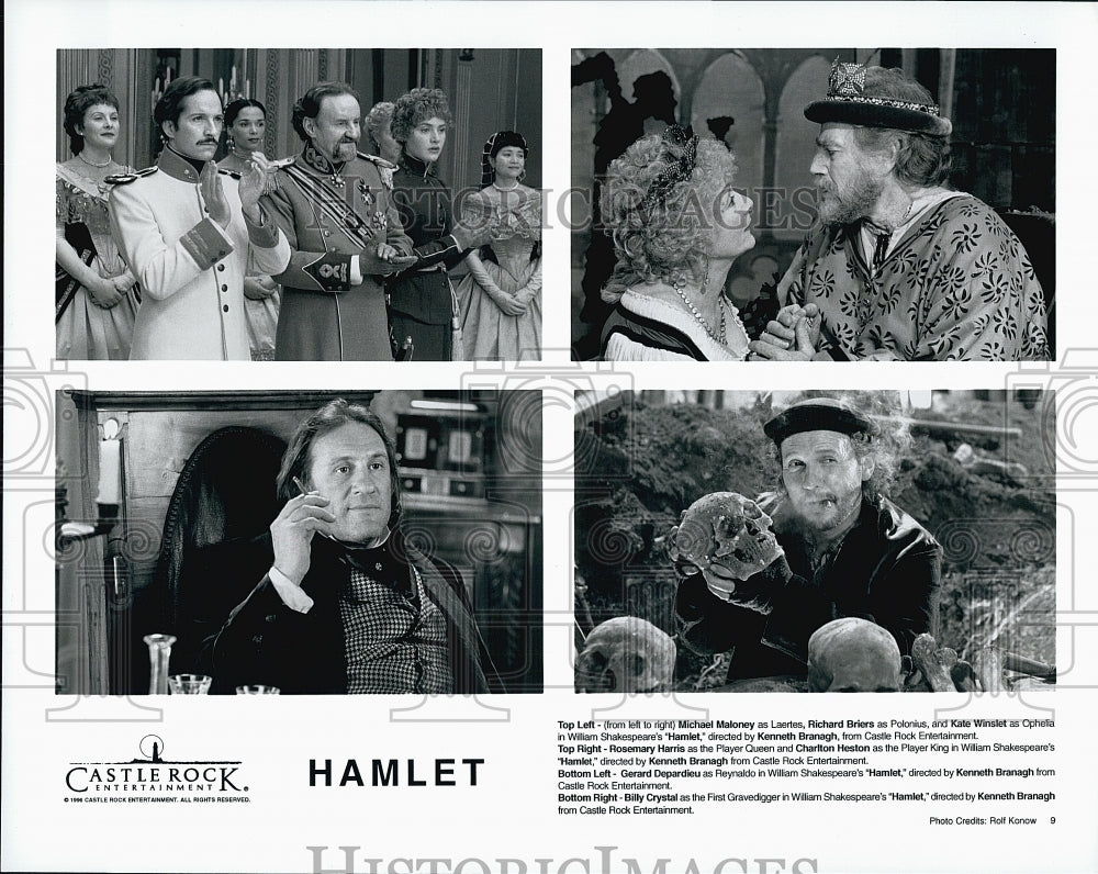 1996 Press Photo Scenes From Film &quot;Hamlet&quot;- Historic Images