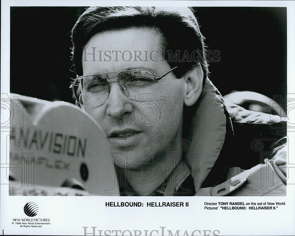 1988 Press Photo &quot;Hellbound: Hellraiser II&quot; director Tony Randel- Historic Images