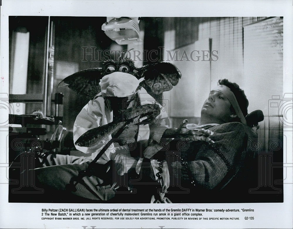 1990 Press Photo &quot;Gremlins 2: The New Batch&quot;Zach Galligan- Historic Images