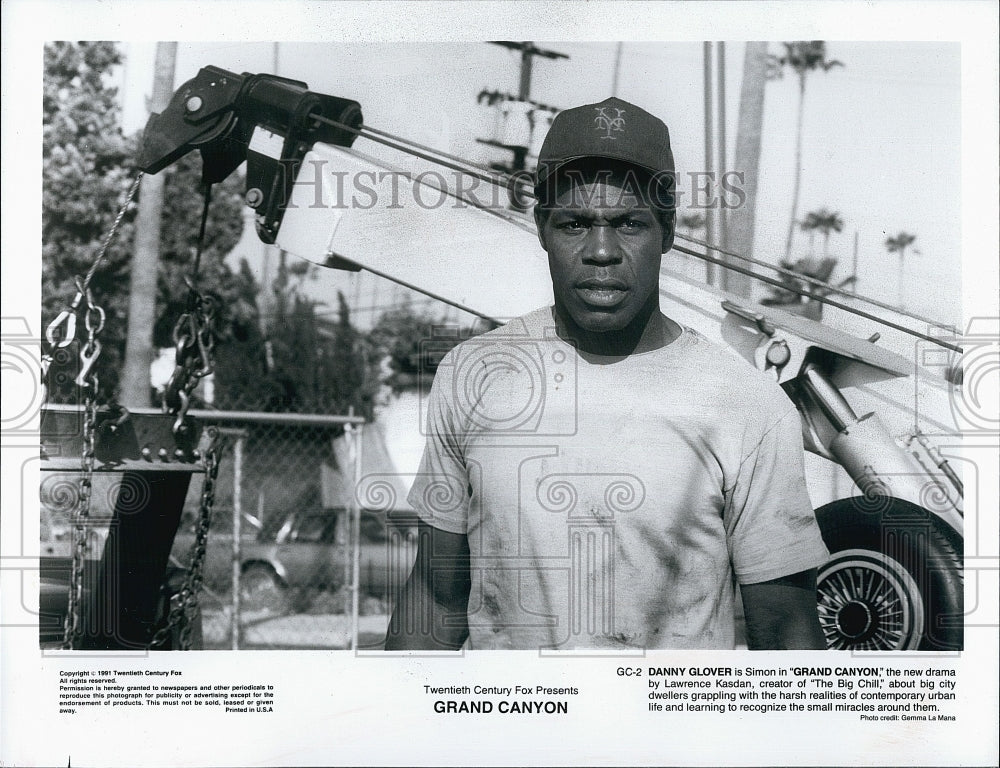 1992 Press Photo Actor Danny Glover In &quot;Grand Canyon&quot; - Historic Images