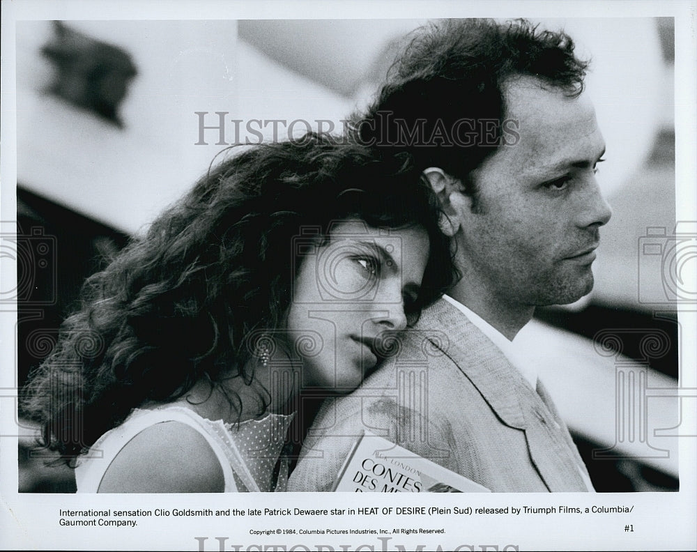 1984 Press Photo &quot;Heat of Desire&quot; Patrick Dewaere &amp; Jeanne Moreau- Historic Images