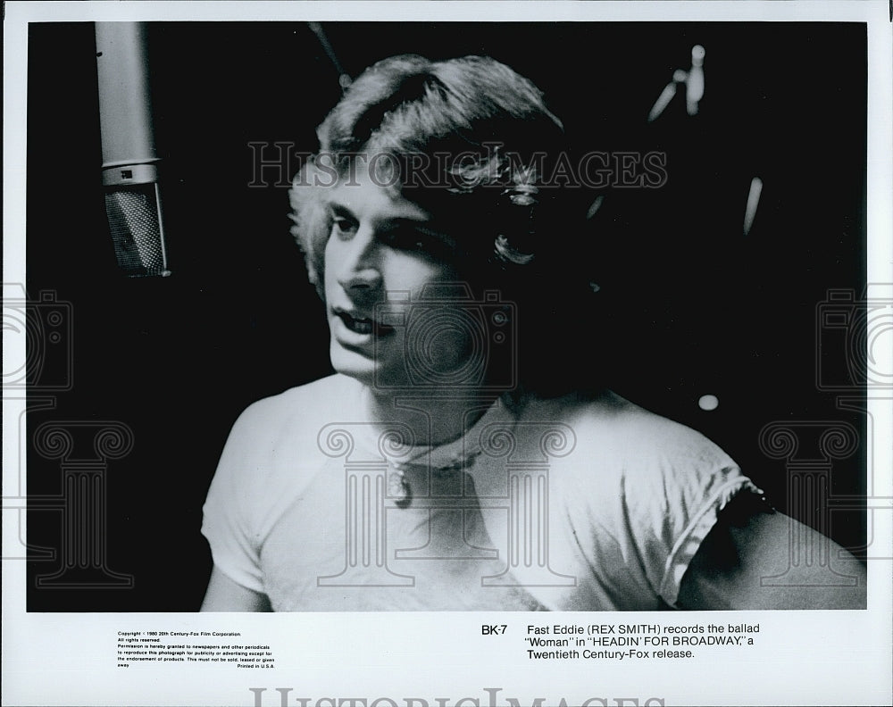 1980 Press Photo &quot;Headin For Broadway&quot; starring Rex Smith- Historic Images