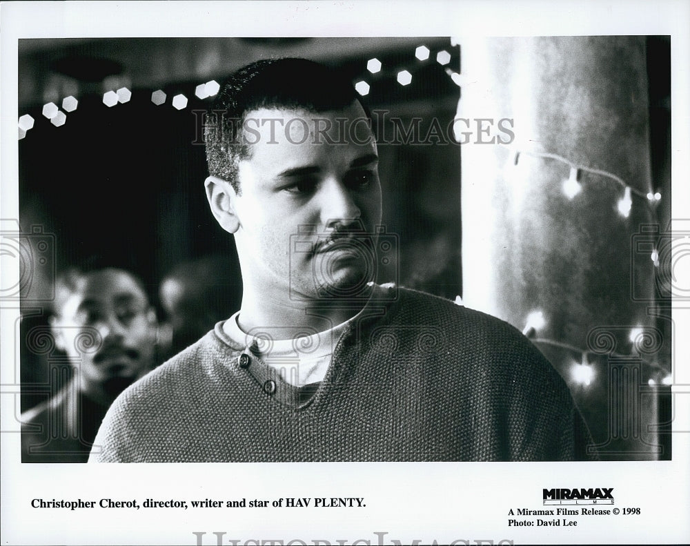 1998 Press Photo &quot;Hav Plenty &quot; Christopher Cherot, directo,writer,actor- Historic Images