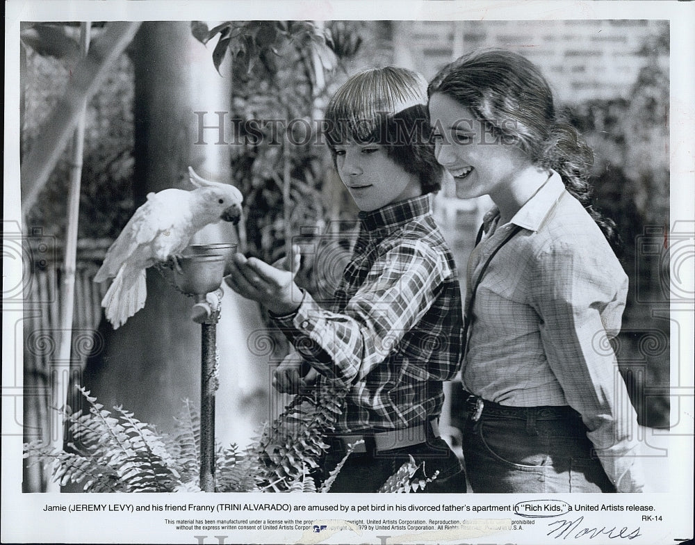 1979 Press Photo &quot;Rich Kids&quot; Trini Alvardo &amp; Jeremy Levy&quot;- Historic Images