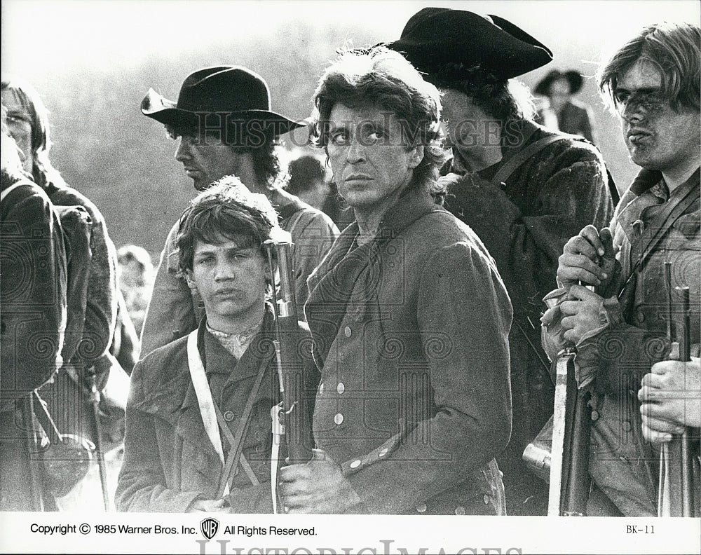 1985 Press Photo Al Pacino in &quot;Revolution&quot;- Historic Images