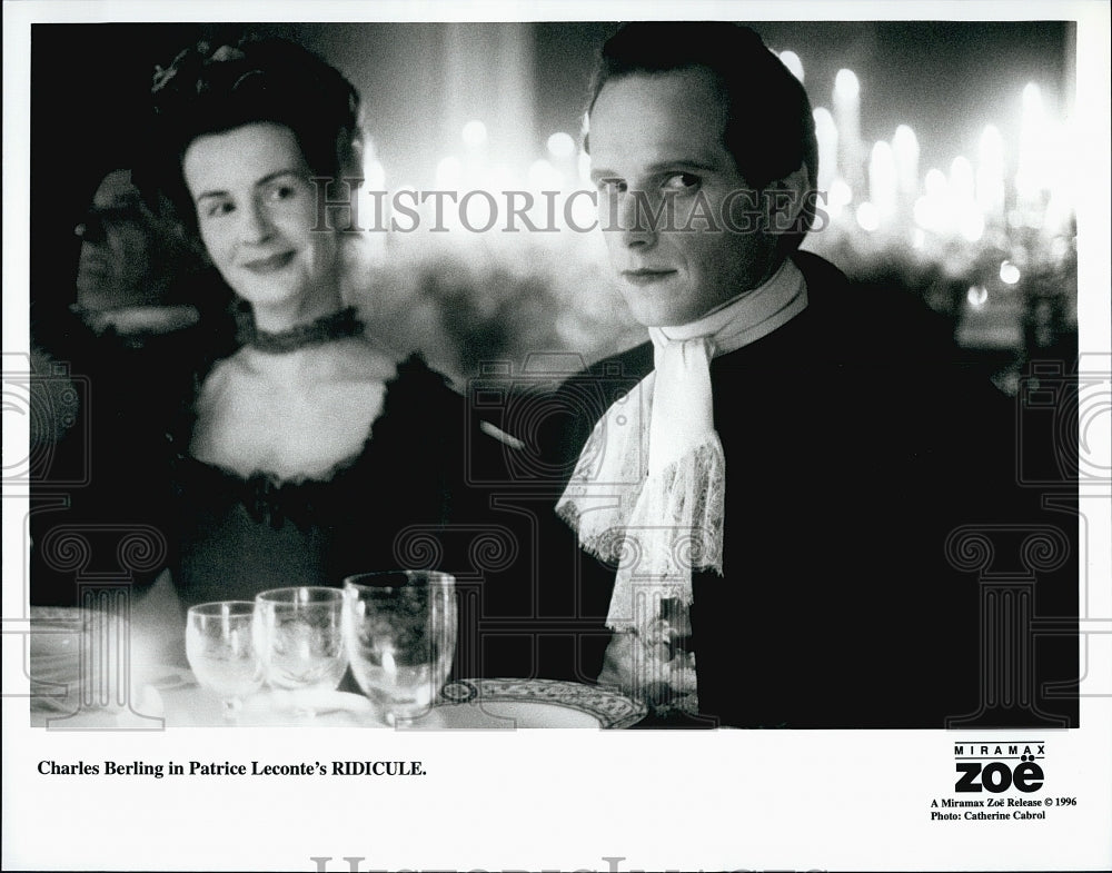 1996 Press Photo Bernard Giraudeau Fanny Ardant Movie Ridicule- Historic Images