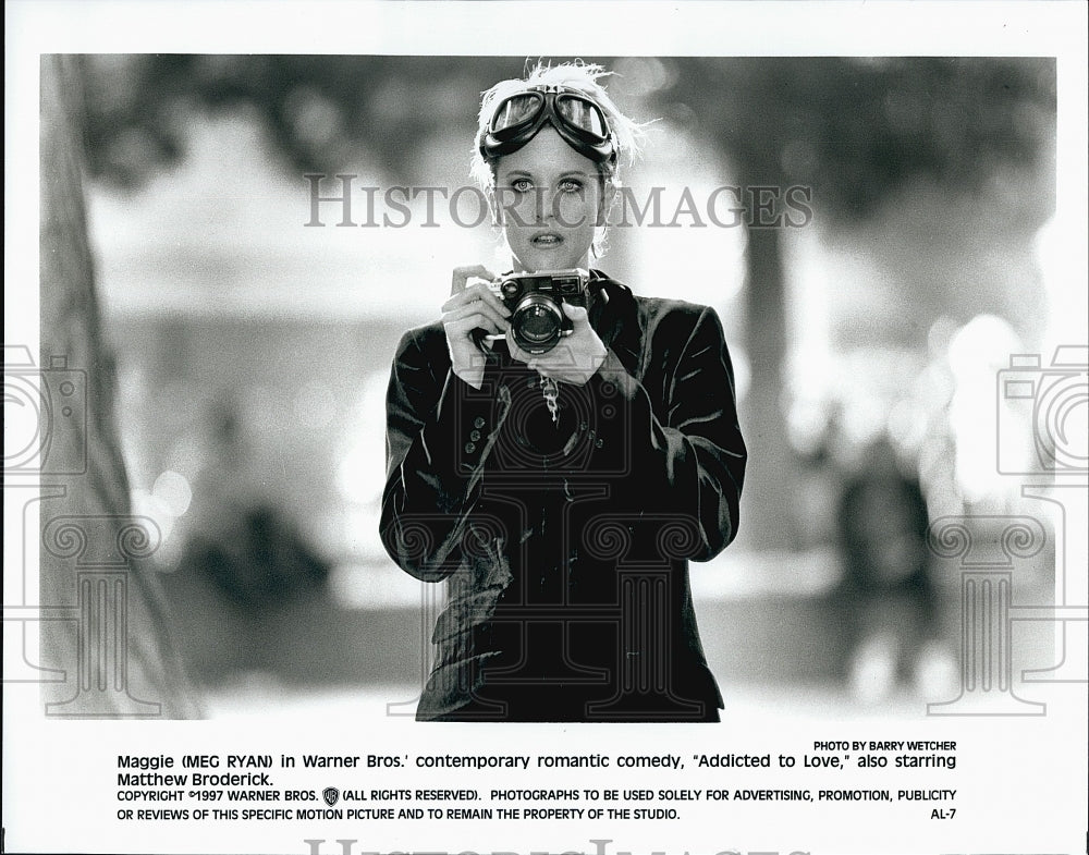 1997 Press Photo Meg Ryan Actress Movie Addicted to Love- Historic Images