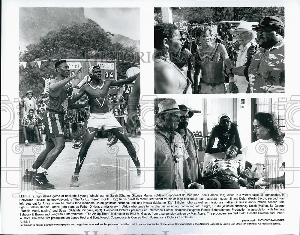 Press Photo Charles Gitonga Maina Ken Gampu The Air Up There Movie- Historic Images