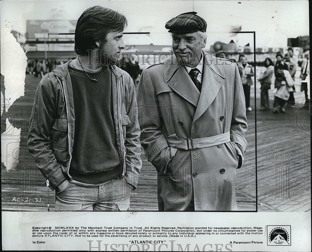 1980 Press Photo Burt Lancaster American Actor Atlantic City Romantic Crime Film- Historic Images