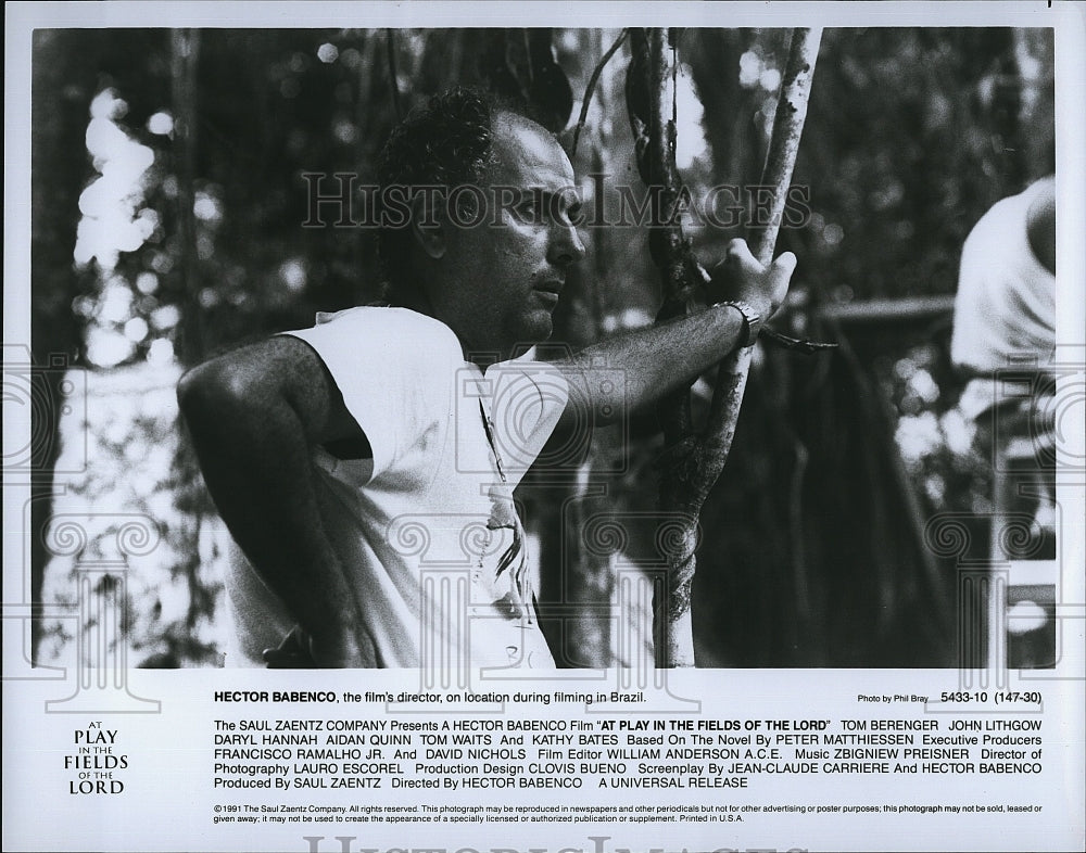 1991 Press Photo  &quot;At Play in the Fields of the Lord&quot; Director Hector Babenco- Historic Images