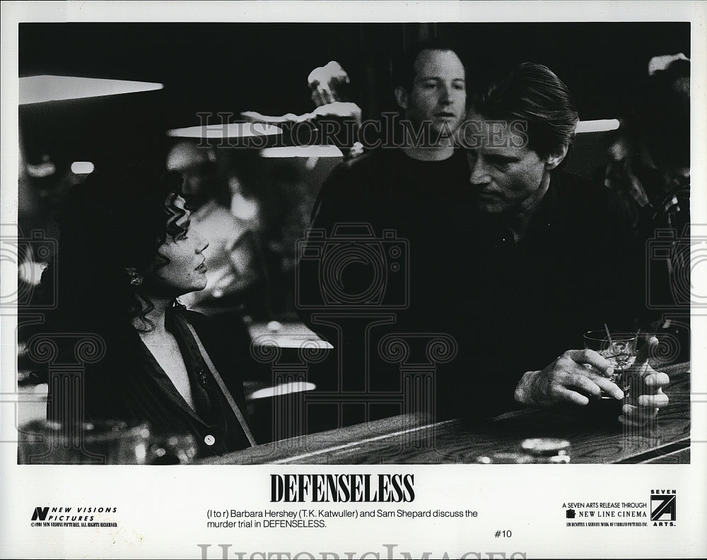 1991 Press Photo Actress T.K. Katwuller in &quot;Defenseless&quot;- Historic Images