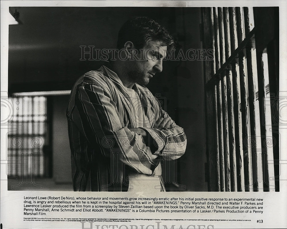 1990 Press Photo &quot;Awakenings&quot; Robert De Niro stars- Historic Images