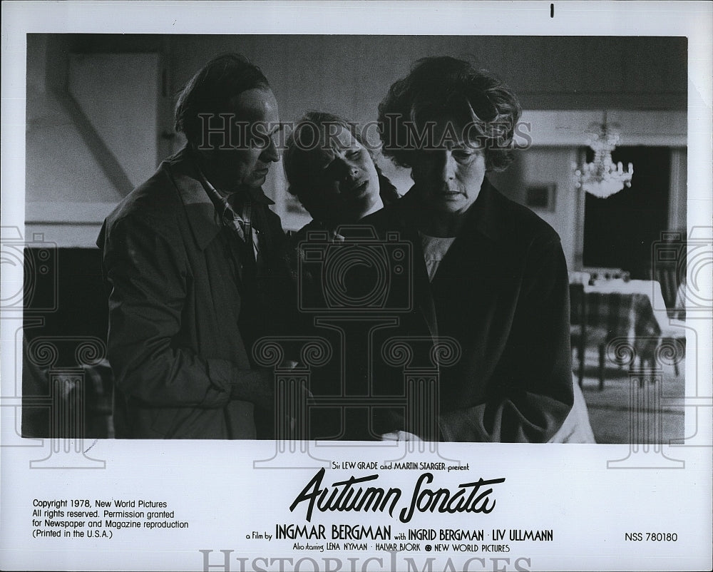 1978 Press Photo a scene from &quot;Autumn Sonata starring Ingrid Bergman- Historic Images