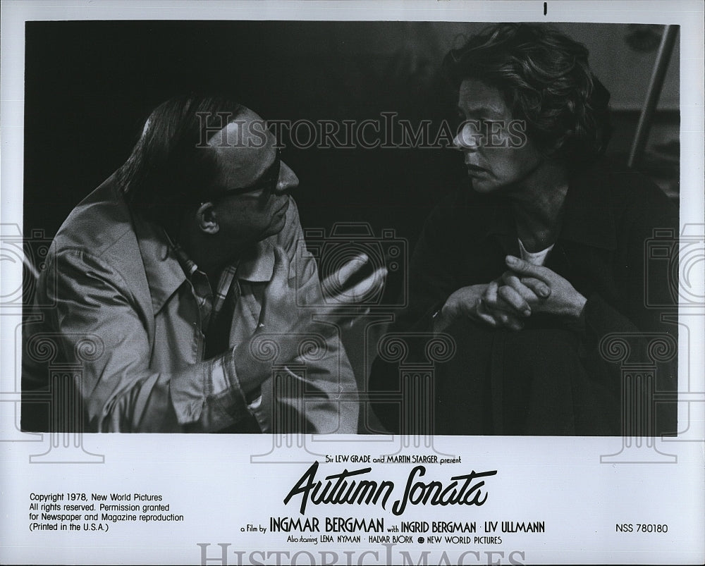 1978 Press Photo Ingrid Bergman in &quot;Autumn Sonata&quot;- Historic Images