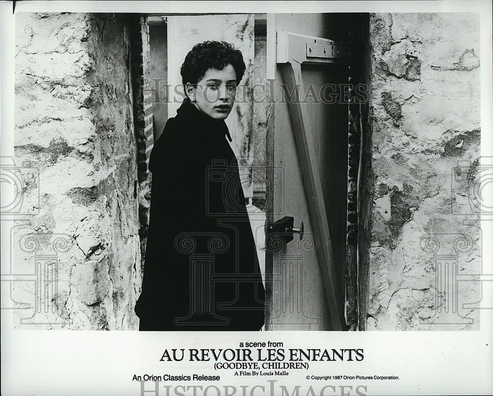 1987 Press Photo Gaspard Manesse &quot;Au Revoir Les Enfants&quot;- Historic Images