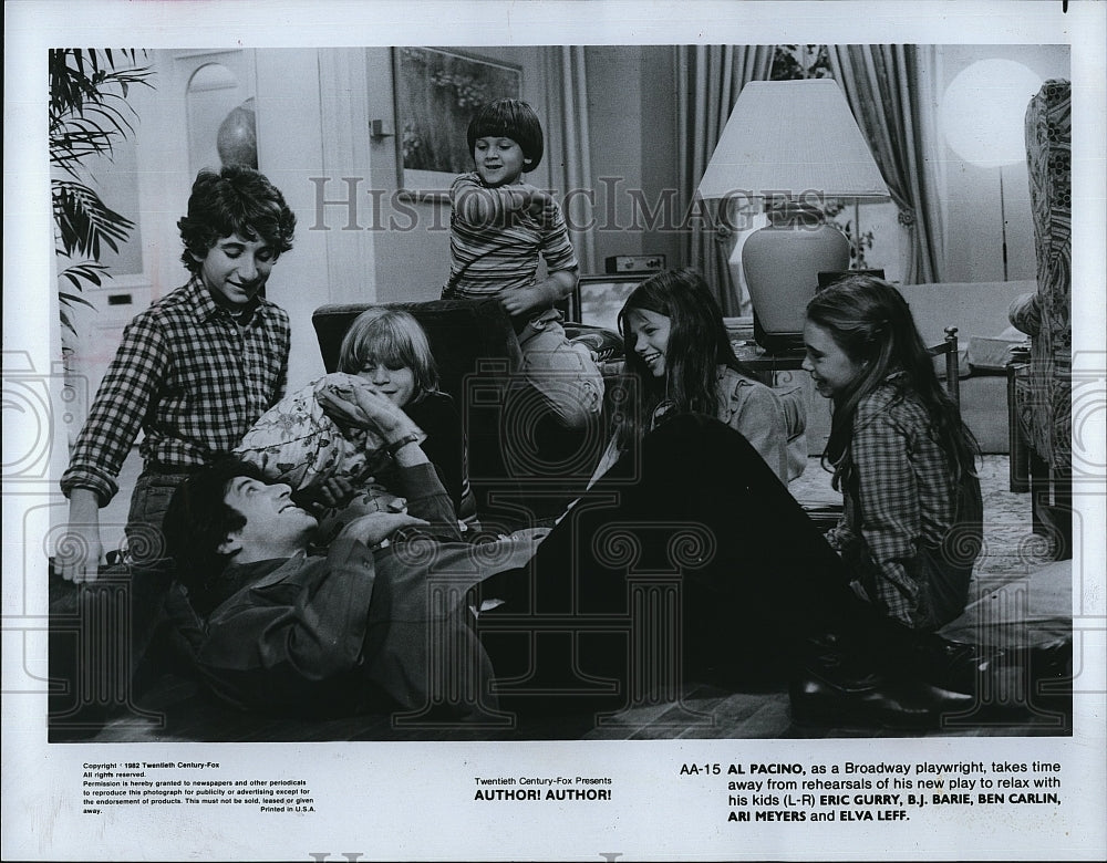 1982 Press Photo Actor Al Pacino in&quot;Author! Author!&quot;- Historic Images