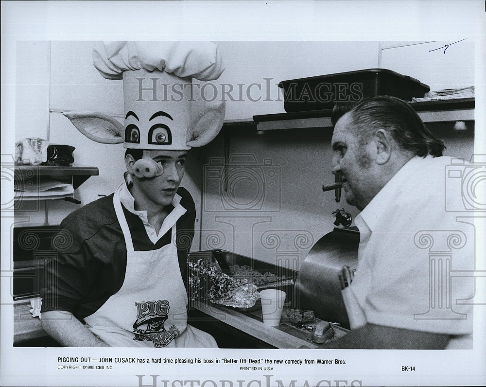 1985 Press Photo Actor John Cusack In &quot;Better Off Dead&quot;- Historic Images