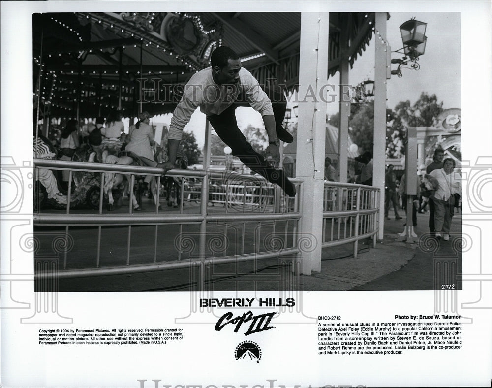 1994 Press Photo Actor Eddie Murphy in &quot;Beverly Hills Cop III&quot;- Historic Images