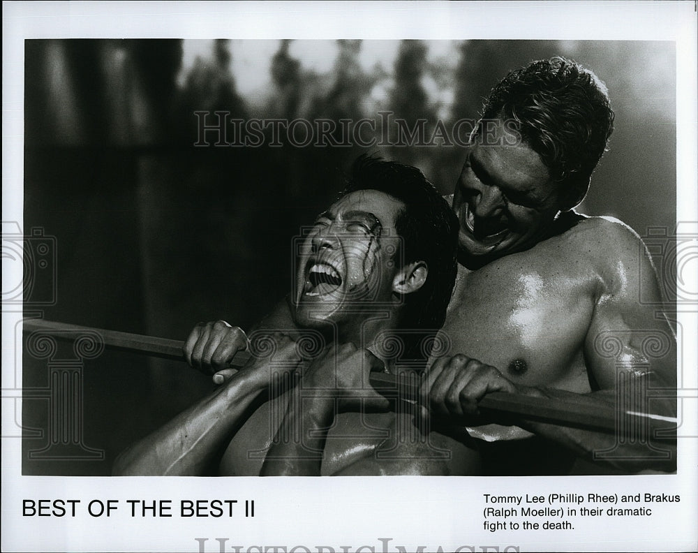 1989 Press Photo &quot;Best of the Best&quot; Phillip Rhee &amp; Ralph Moeller- Historic Images