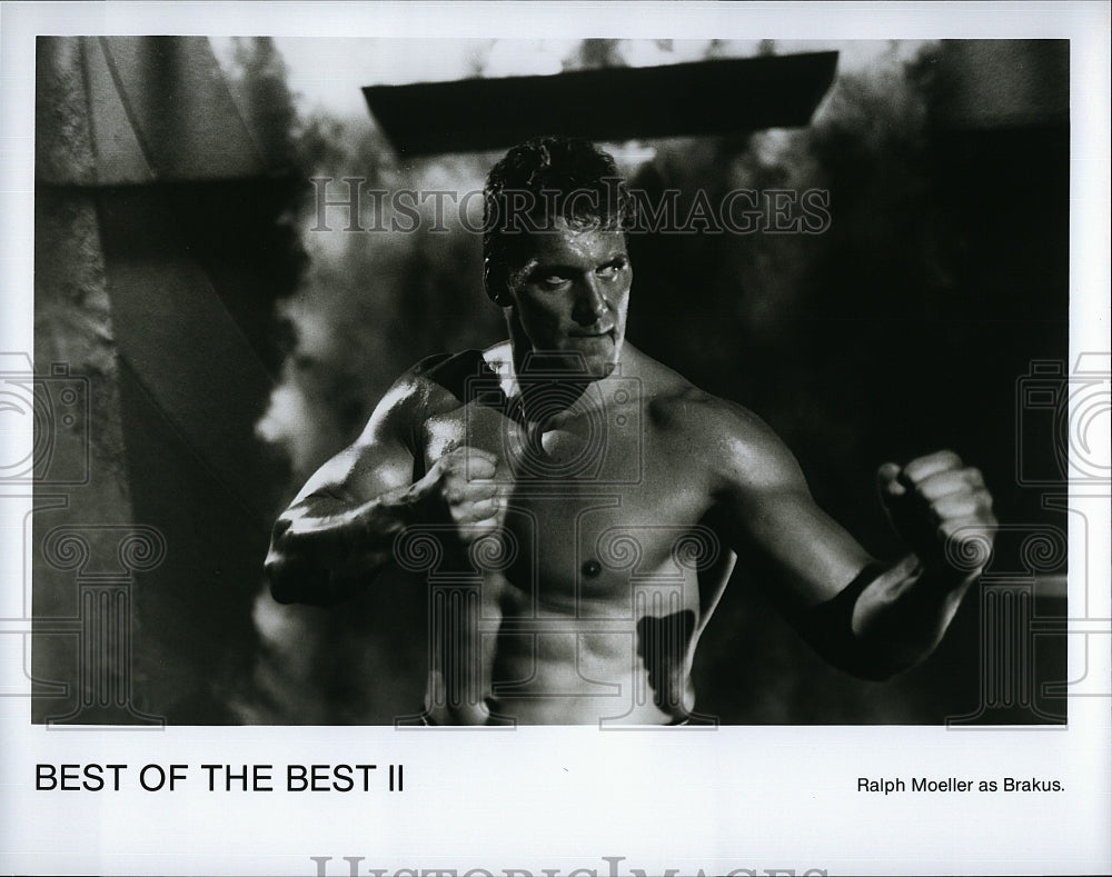 1989 Press Photo &quot;Best of the Best&quot; starring Ralph Moeller- Historic Images