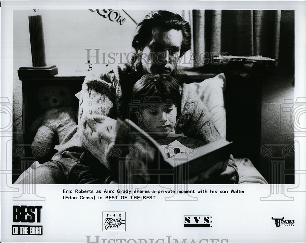 1989 Press Photo Eric Roberts, Edan Gross in &quot;Best of the Best&quot;- Historic Images