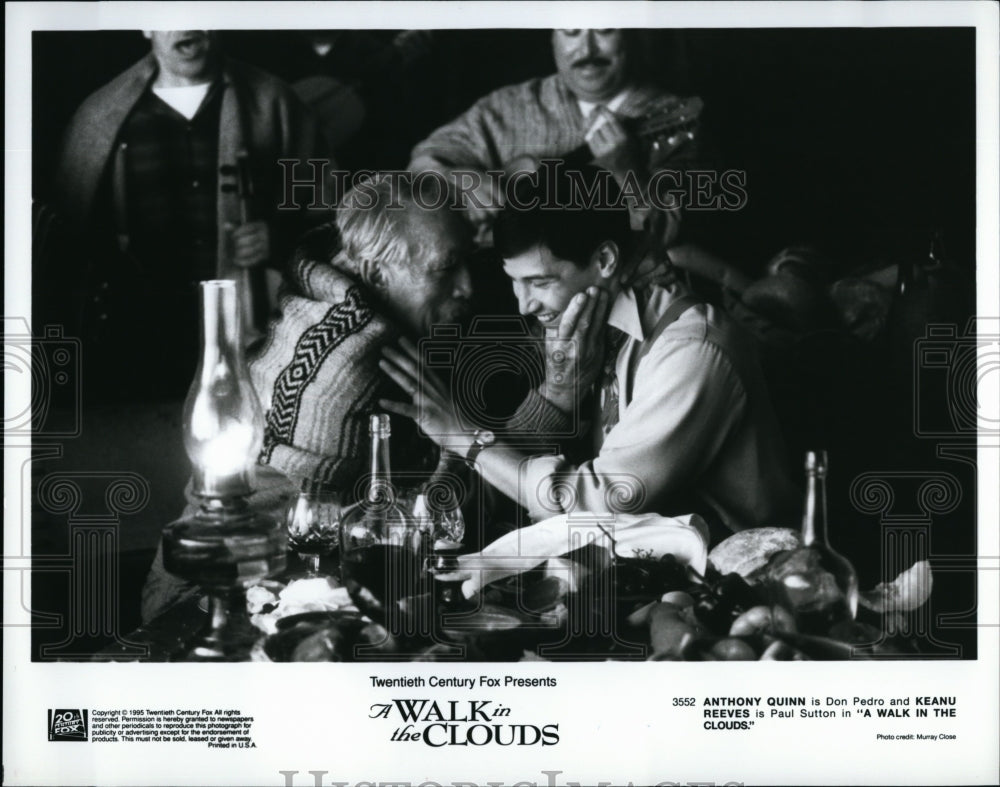 1995 Press Photo Actor Anthony Quinn in &quot;A Walk in the Clouds&quot;- Historic Images