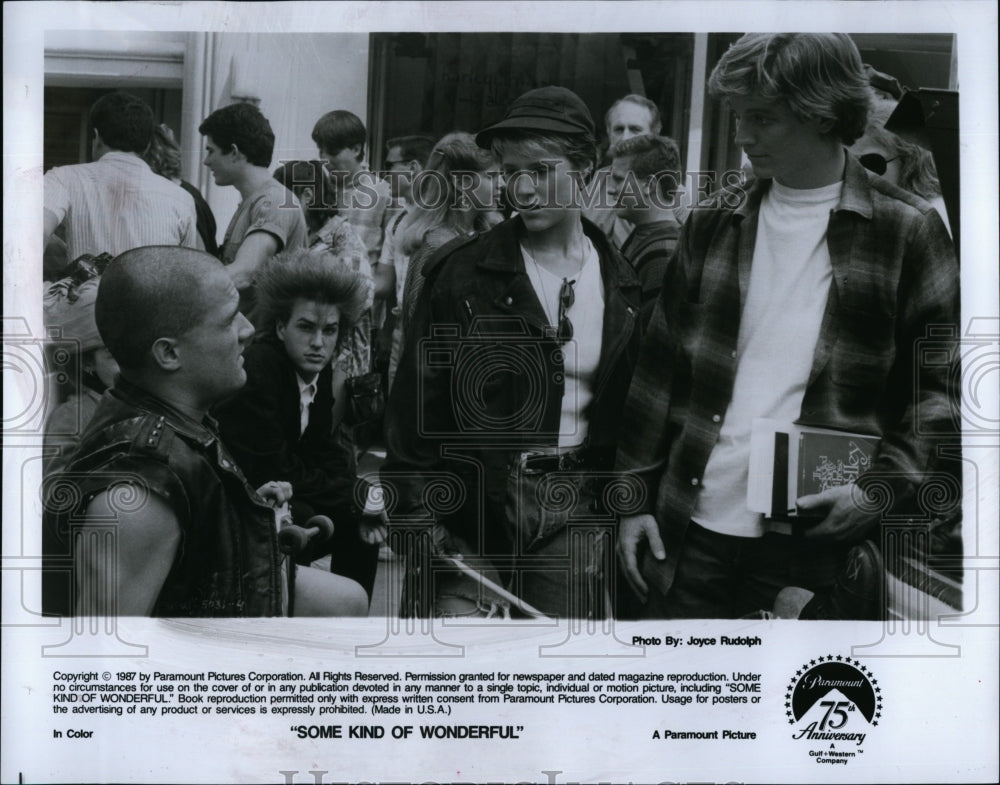 1987 Press Photo Scene from &quot;Some Kind Of Wonderful&quot;- Historic Images