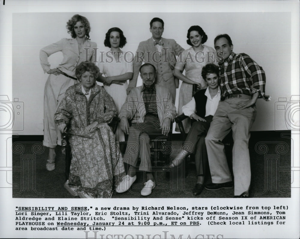 Press Photo L. Singer, L. Taylor, E. Stoltz, T. Alvarado, J. DeMunn, J. Simmons
