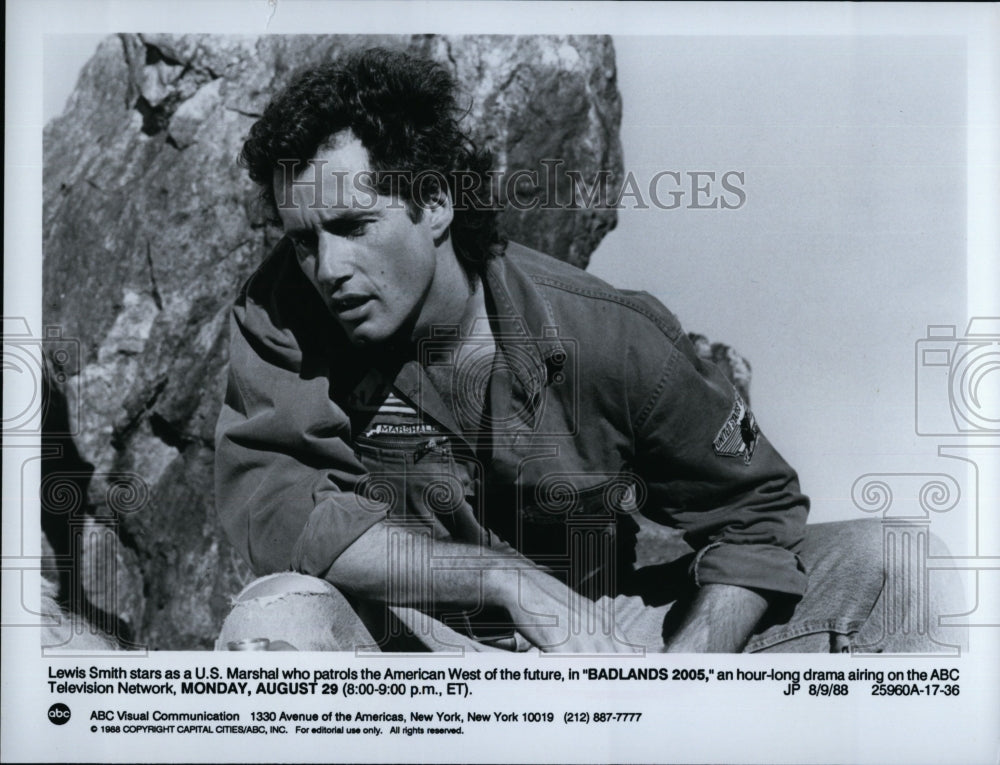 1988 Press Photo Lewis Smith American Actor Badlands 2005 Drama TV Movie- Historic Images