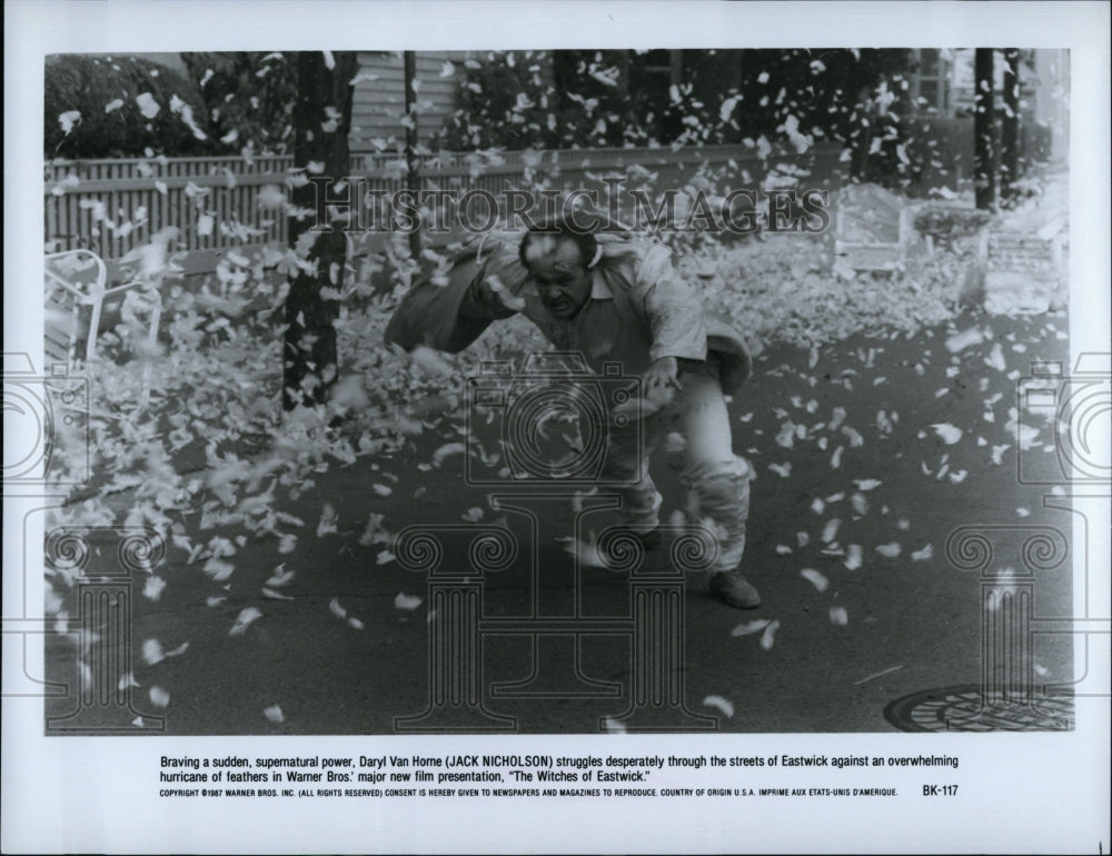 1987 Press Photo Jack Nicholson as Daryl Van Home in The Witches of Eastwick.- Historic Images