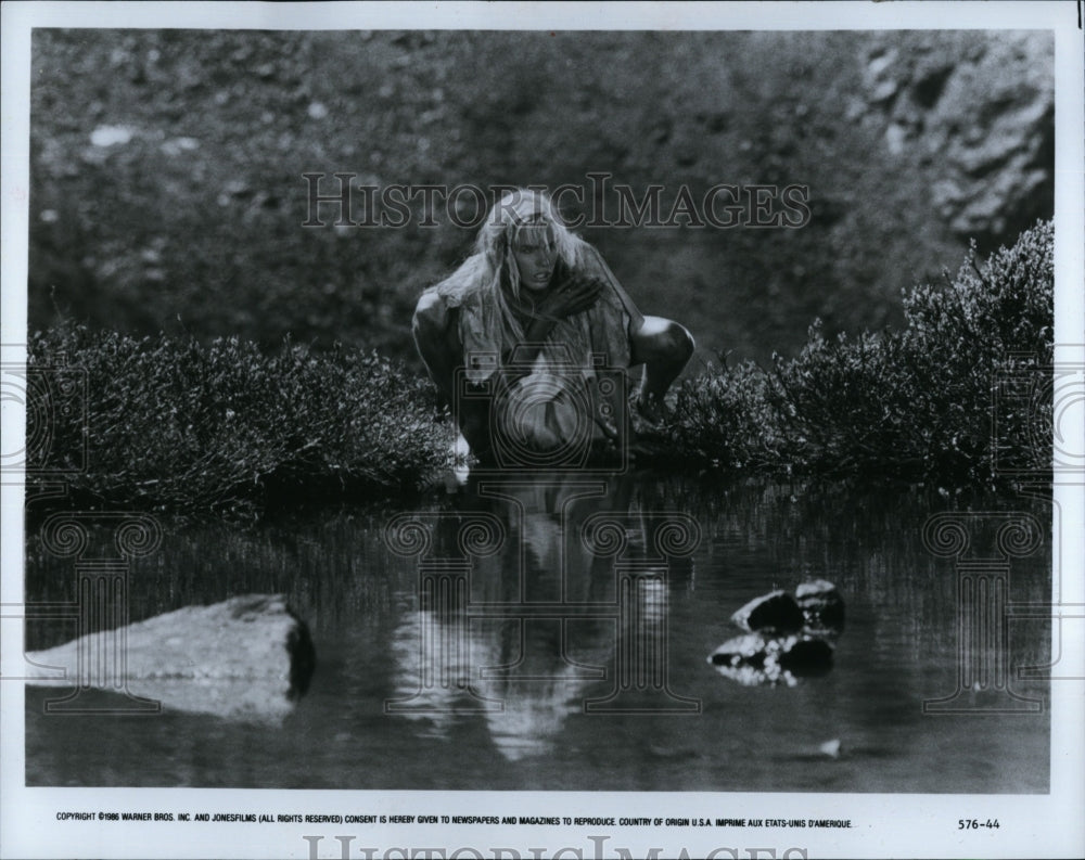 1986 Press Photo Actress Daryl Hannah in &quot;Clan of the Cave Bear&quot;- Historic Images