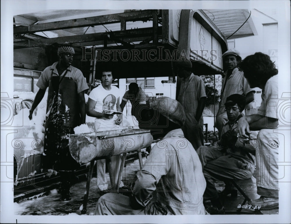 1976 Press Photo Scene the movie &quot;Car Wash&quot;.- Historic Images