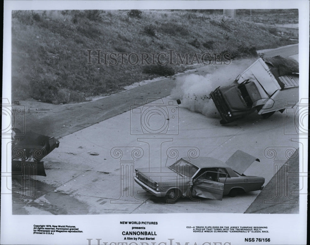 1976 Press Photo Scene form the movie &quot;Cannonball&#39;.- Historic Images