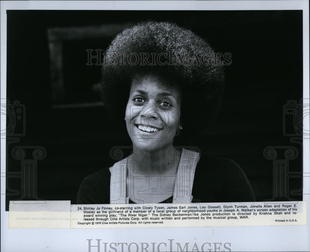 1976 Press Photo The River Niger Film Actor Shirley Jo Finney Portrait- Historic Images