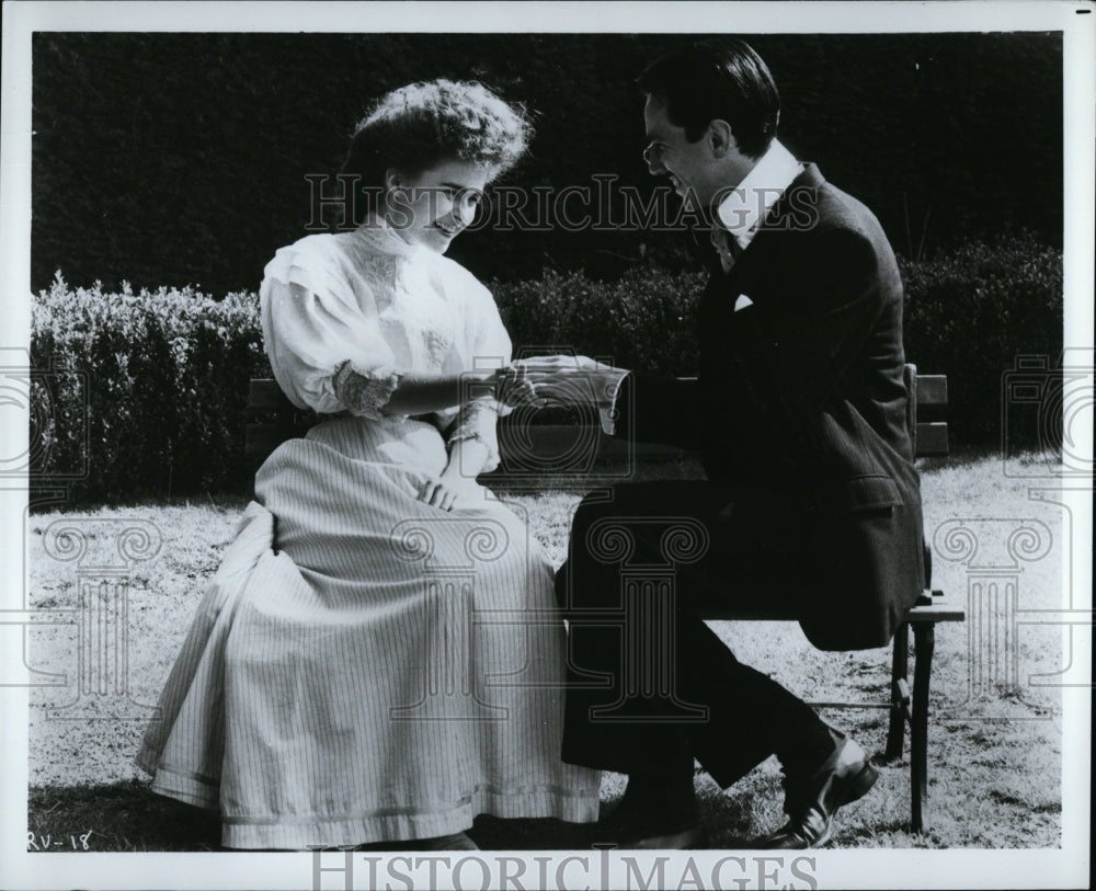 1985 Press Photo Room With A View Film Actors Helena Bonham Carter Daniel Lewis- Historic Images