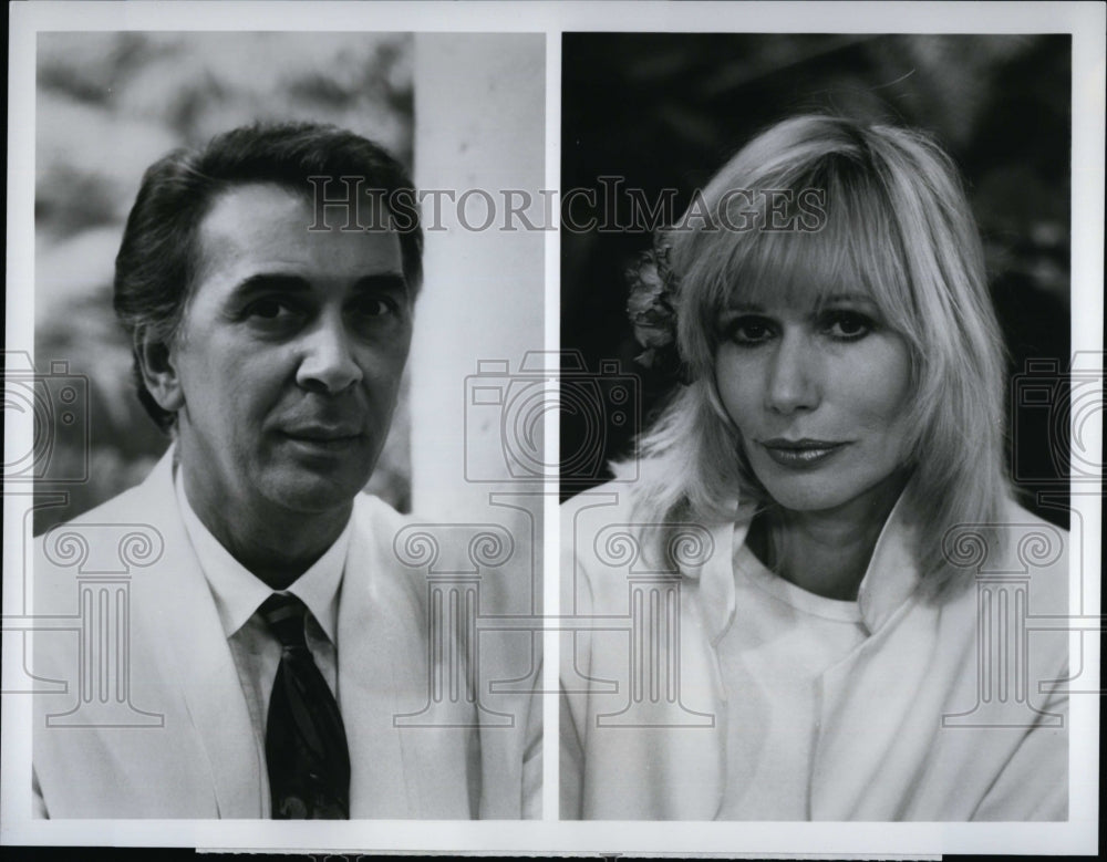 1988 Press Photo &quot;Dr Paradise&quot; Frank Langella &amp; Sally Kellerman- Historic Images