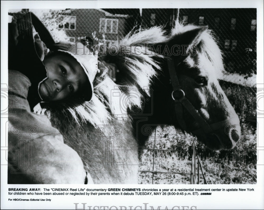 1997 Press Photo &quot;Green Chimneys&quot; documentary on Cinemax- Historic Images