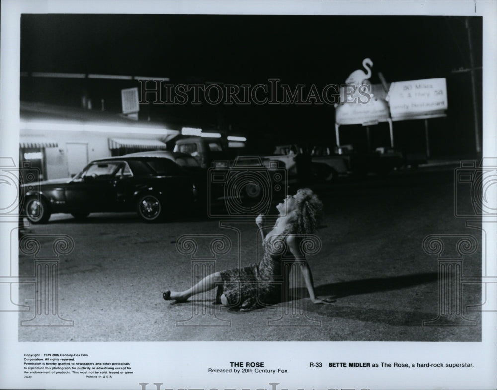 1979 Press Photo Bette Midler Actress Movie The Rose- Historic Images