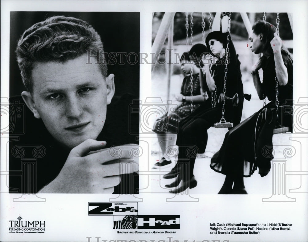 1999 Press Photo M. Rapaport, N&#39;Bushe Wright, Liana Pai, Idina Harris. T. Butter- Historic Images