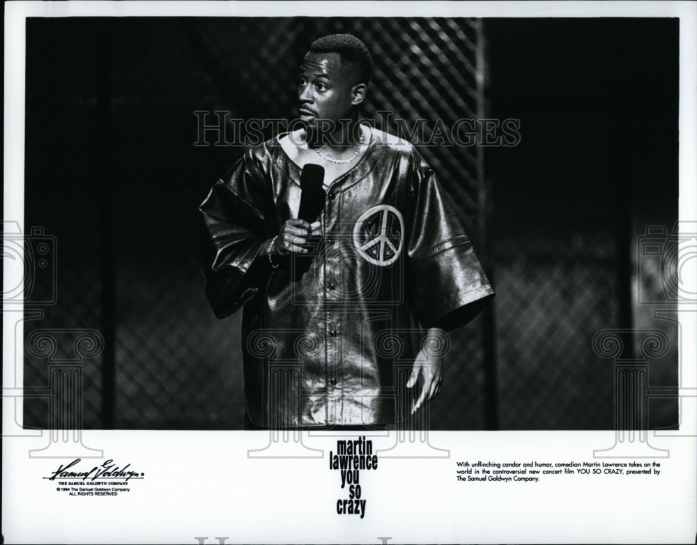 1994 Press Photo Martin Lawrence in &quot;Martin Lawrence You So Crazy&quot;- Historic Images