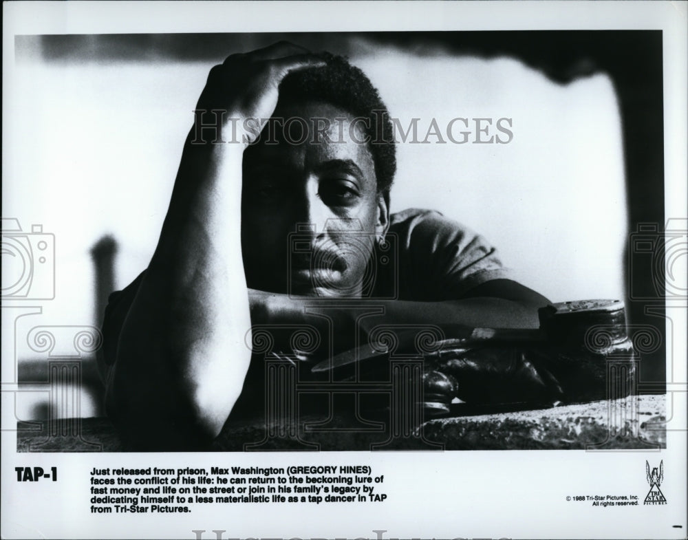 1988 Press Photo Gregory Hines Savion Glover Actors in Tap- Historic Images