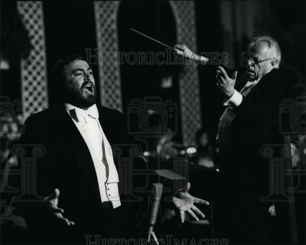 Press Photo Luciano Pavarotti in &quot;Yes, Giorgio&quot;- Historic Images