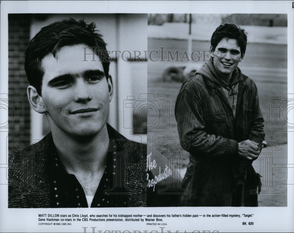 1985 Press Photo Matt Dillon in &quot;Target&quot;- Historic Images