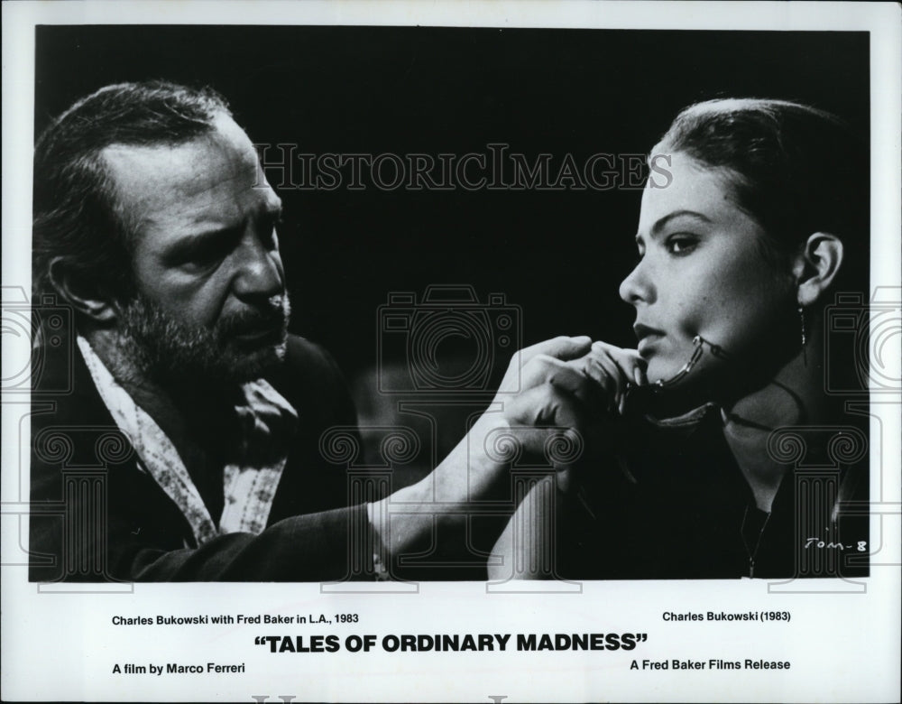 1983 Press Photo Ben Gazzara and Ornella Muti in &quot;Tales of Ordinary Madness&quot;- Historic Images