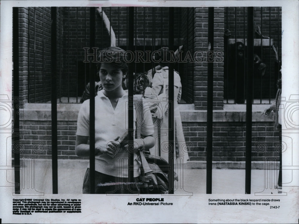 1982 Press Photo "Cat People" Nastassia Kinski stars- Historic Images